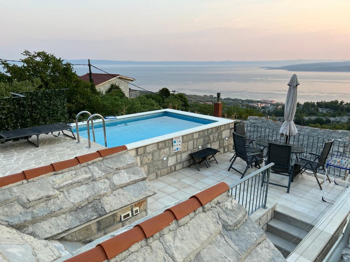 Villa Kristina - Ferienhaus Baska Voda - Topici, Private Outdoor Swimmingpool, Wifi Exterior photo